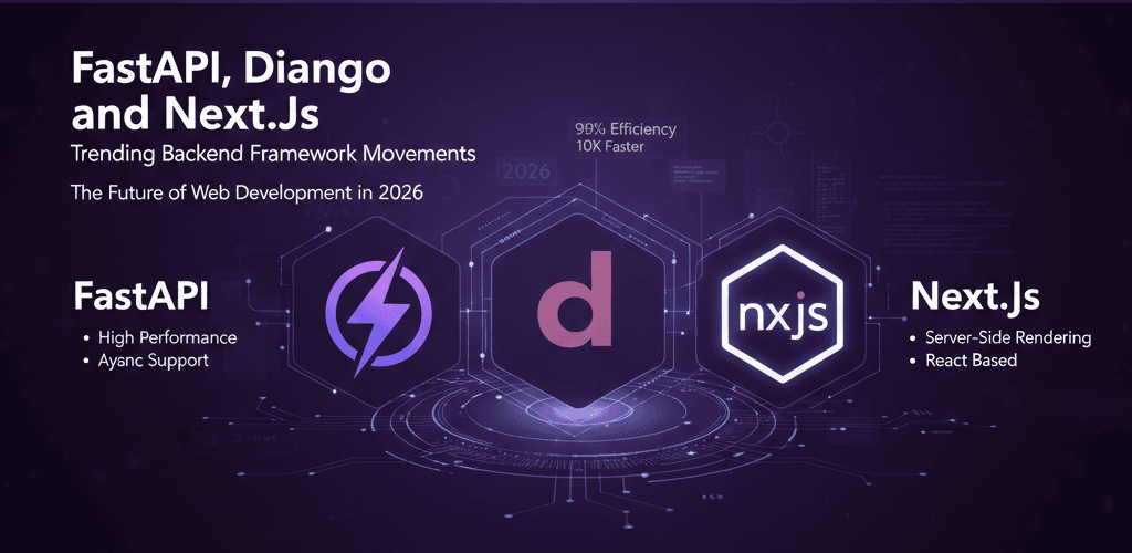 FastAPI, Django, and Next.js: How Backend Framework Trends Are Reshaping Modern Web Development