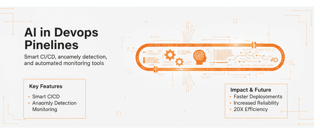 AI in DevOps Pipelines: Intelligent CI/CD, Anomaly Detection & Monitoring