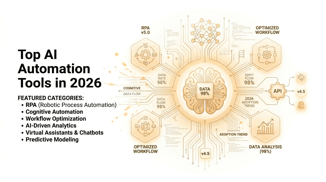 Top AI Automation Tools in 2026: Tools Powering the Future of Workflows and Productivity